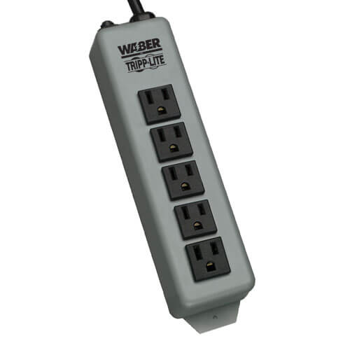 Tripp-Lite 602-15 | Tripp Lite Waber Industrial Power Strip, 5-Outlet, 15 ft. (4.57 m) Cord, Switchless