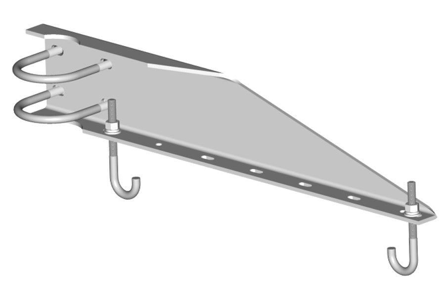 Commscope WB-LB24-3 | Waveguide Bridge Support Bracket, 24 in wide for 3-1/2 in OD legs