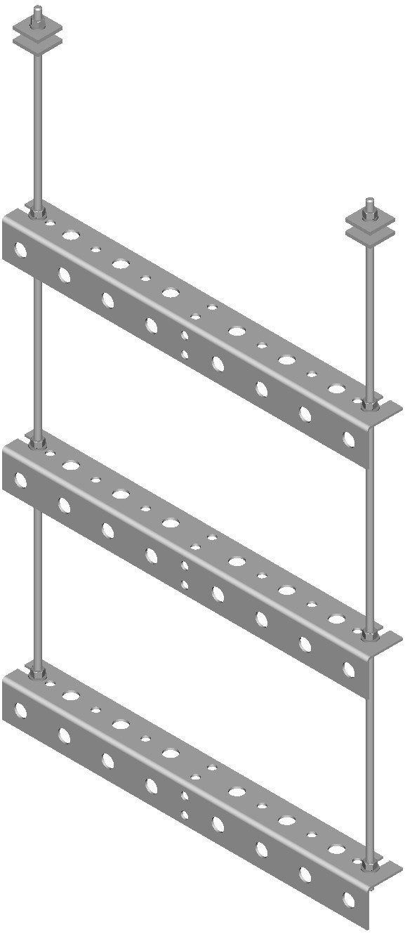 Commscope WB-TT24 | Trapeze Kit, 24 in wide, three rungs