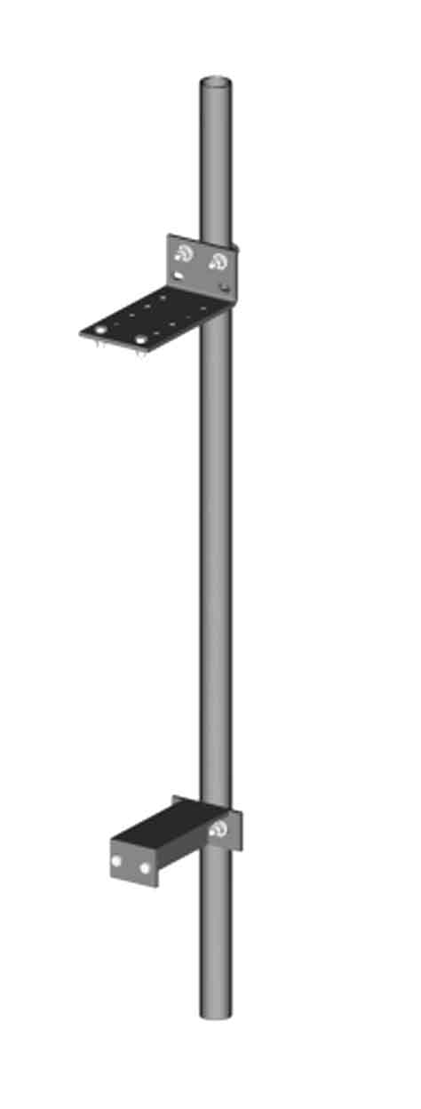 Commscope WT-HRM2-96 | Hand Rail Mount, 2-3/8 in OD x 96 in plain end pipe included