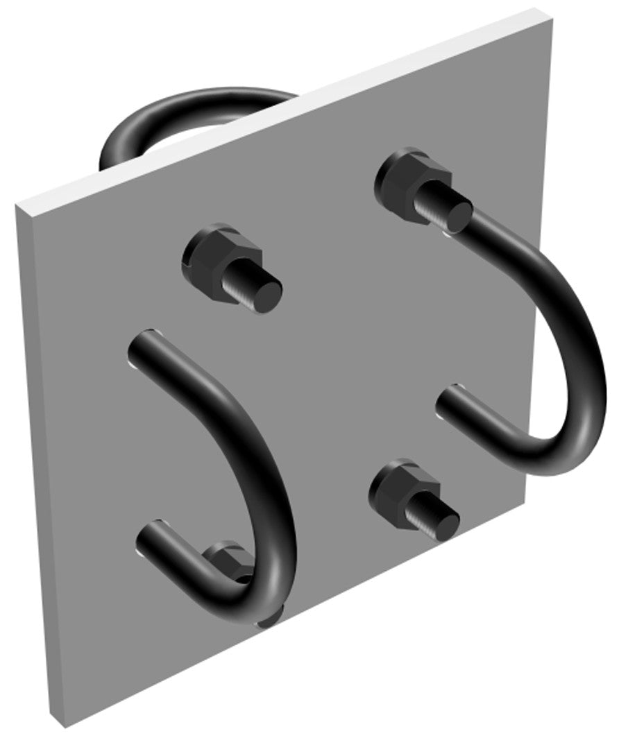 Commscope XP-3030 | Crossover Plate, joins 3-1/2 in to 3-1/2 in OD round members