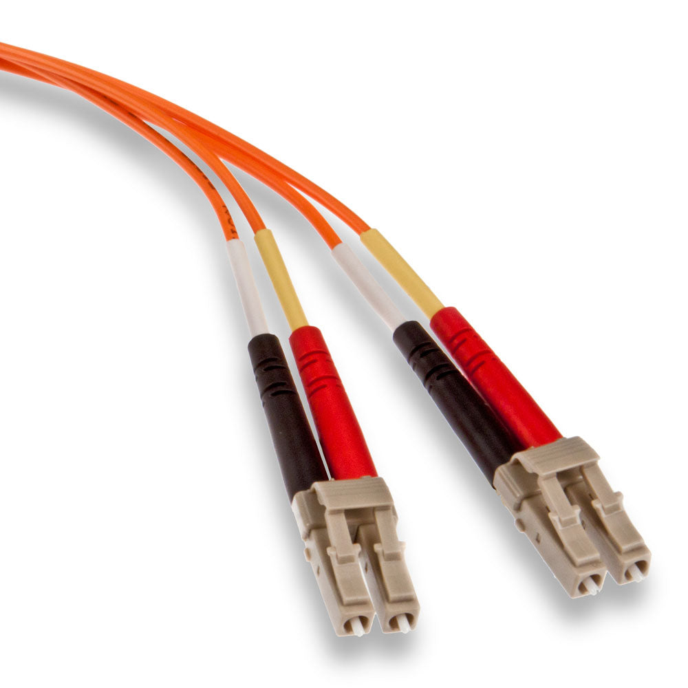 Leviton 62DLC-M05 | Economy Patch Cord, 62.5/125 um Multimode OM1, OFNR Duplex, LC-LC, 5m