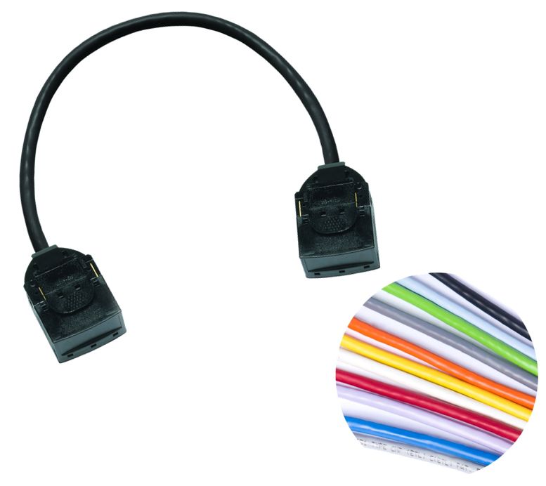 Commscope CPC5512-02F020 | Jacket Color - Light Blue | Cord Length - 20 Ft