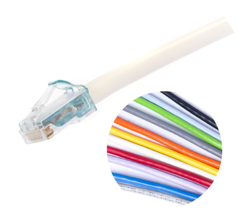 Commscope CO199K2-02F015 | Jacket Color - Light Blue | Cord Length -15Ft