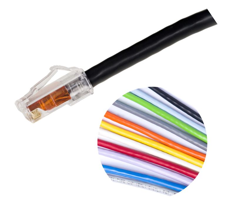 Commscope CPC3482-08F005 | Jacket Color - White | Cord Length - 5 Ft