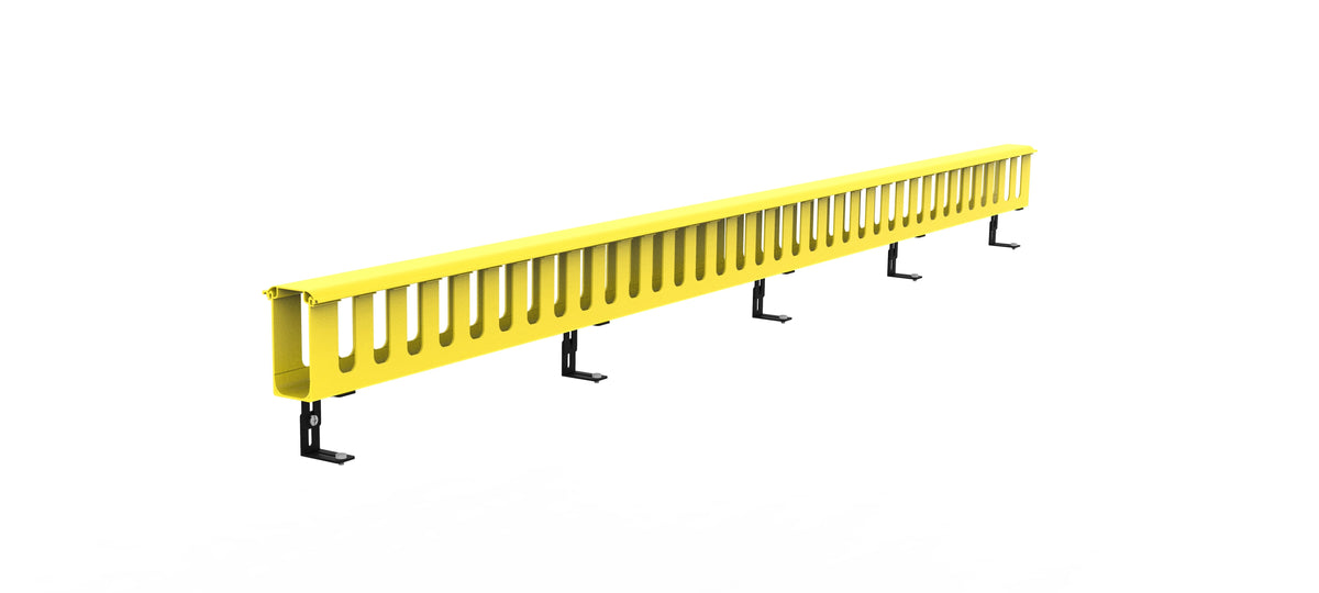 Commscope FGS-KTW2-R | FiberGuide Vertical Duct Kit, Slotted Hinged Cover, 2x4in, 6ft Length, 2" Slot Space