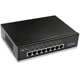 Leviton POENS-8PT | 8-Port 10/100 Ethernet PoE Switch, Black