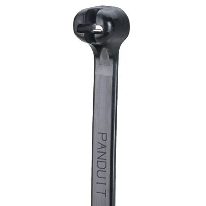 Panduit BT1.5I-C0 | Dome-Top Barb Tie, Black, UV PA6.6, 6.1"L, 40lb, PK100