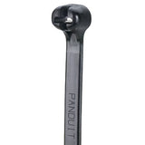 Panduit BT1.5I-C0 | Dome-Top Barb Tie, Black, UV PA6.6, 6.1"L, 40lb, PK100
