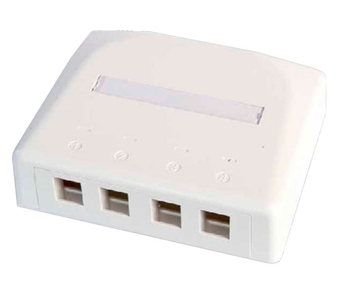 Commscope 1-1933671-3 | Surface Mount Module, 4 port, alpine white