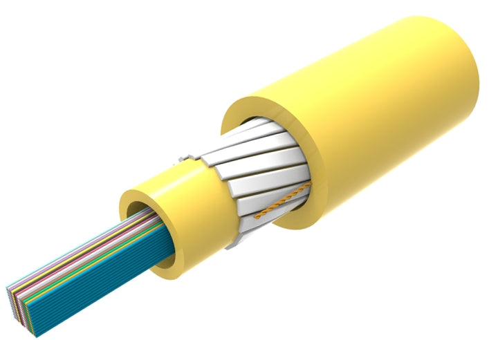 Commscope P-048-CN-RB-F12YL/8Z/99E | Indoor Plenum All-Dielectric Central Tube Ribbon Cable