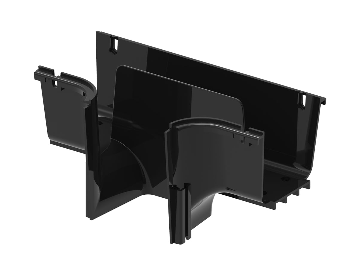 Commscope FGSB-MDSP-A | FiberGuide Downspout, 4x4in, Black
