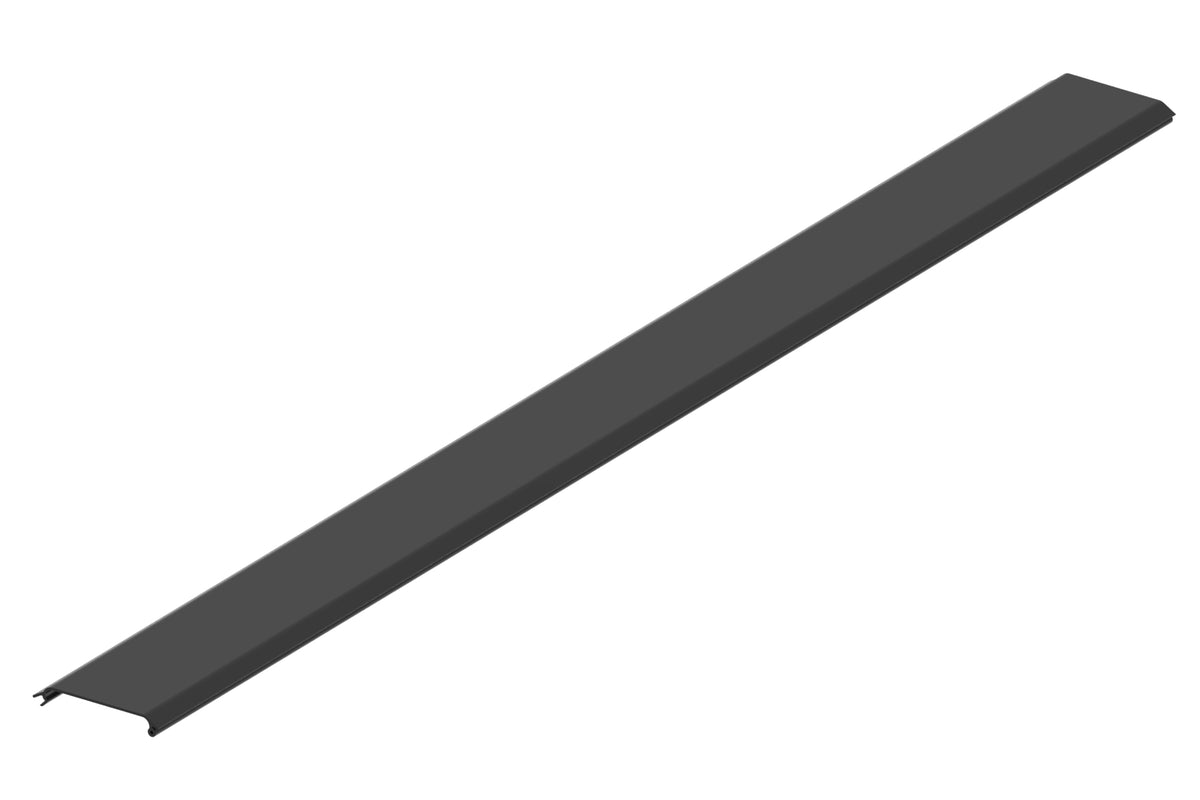 Commscope FGSB-MSNC-A | FiberGuide Hinged Cover Kit for Horizontal Straight Section, 4x4in, Black