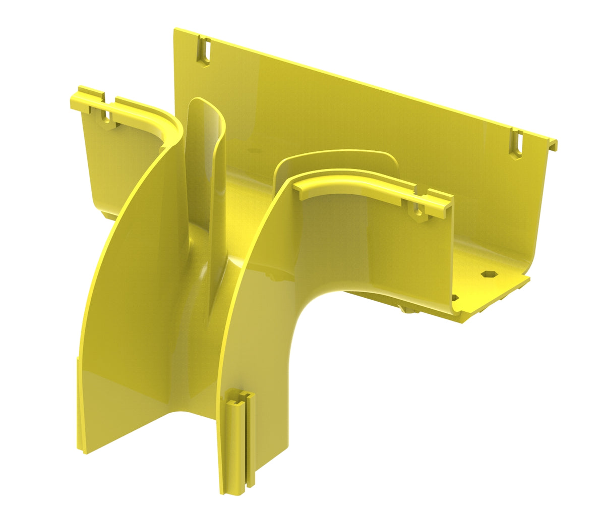 Commscope FGS-MDSP-EX-A | FiberGuide Extended Downspout, 4x4in, Yellow
