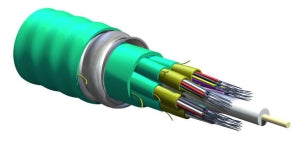 Corning 072T81-T3180-A1 | MIC Unitized Tight-Buffered, Interlocking Armored Cable, Riser