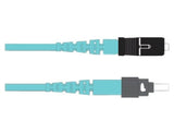 Corning 505702T5820001M | Standard ST MM / Standard SC Duplex MM, OM3 50um, 2F, Zipcord Plenum, Standard Aqua Jacket 1 Meters