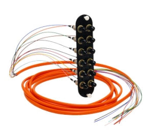 Corning CCH-CP12-G5-P03CH | Closet Connector Housing (CCH) Panel, pigtailed, ST compatible Connectors