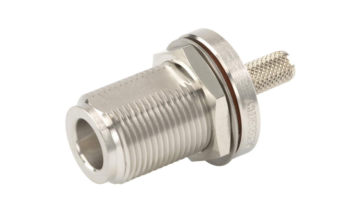 Commscope 240APNF-BHC-CR | Type N Female Bulkhead for CNT-240 braided cable