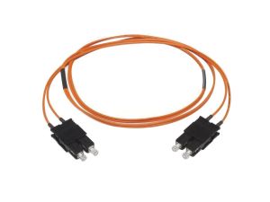 Corning 727202G5120001M | Fiber Optic Jumper, 2 F, SC Duplex to SC Duplex, Zipcord Cable, Riser, 2.0 mm legs