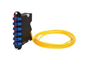 Corning CCH-RM12-6T-P03RH | Closet Connector Housing (CCH) Module, pigtailed, ST compatible Connectors