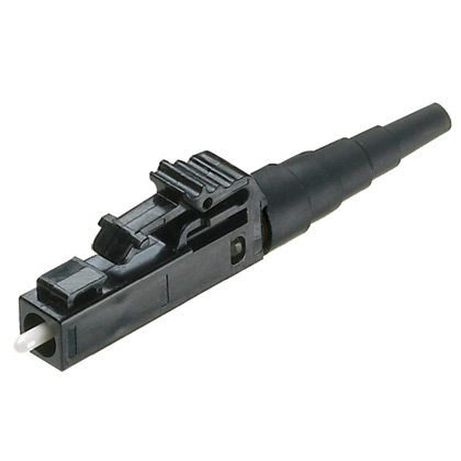 Panduit FLCSMBLY | Field Polish LC Connector, Simplex, 50µm Multimode, 1.6mm Black Boot