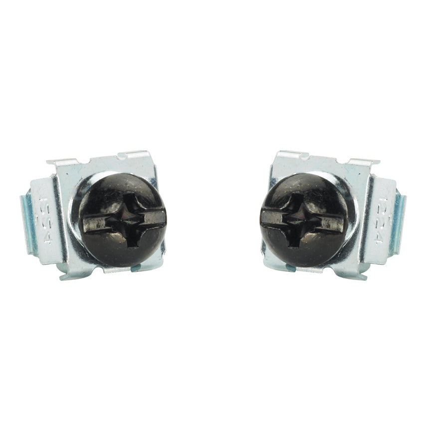 Panduit CNWSM5-C | M5 Cage Nuts and Screws, Steel, Black, 100pc.