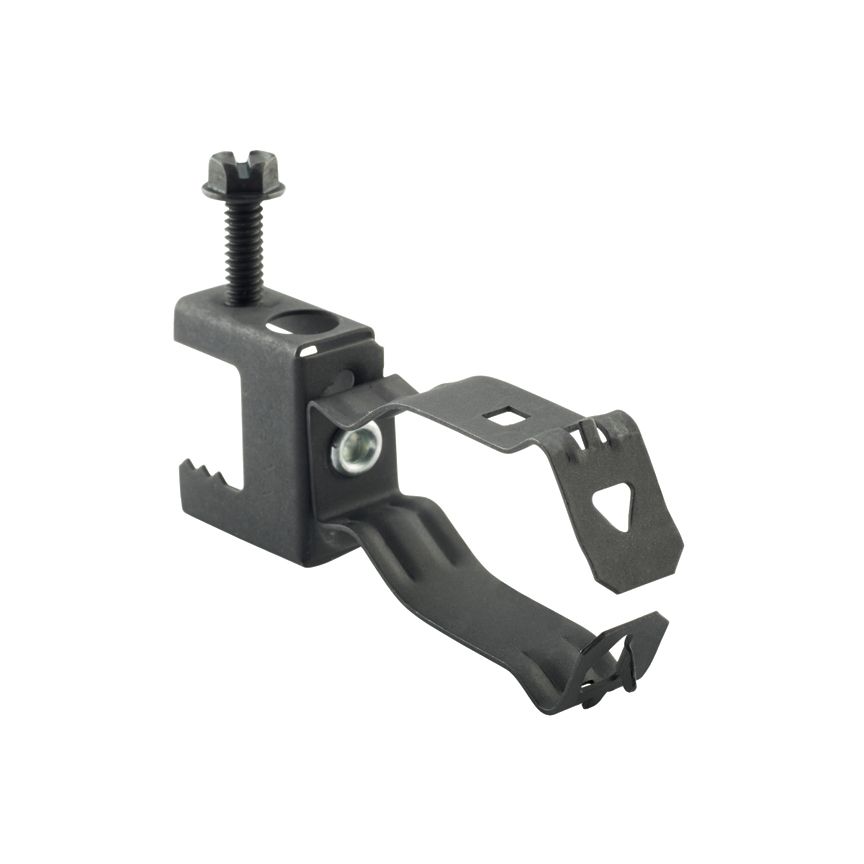 Panduit PBC32MSM | StrongHold™ Spring Steel Side Mount Screw-On Beam Clamp with Conduit Clip