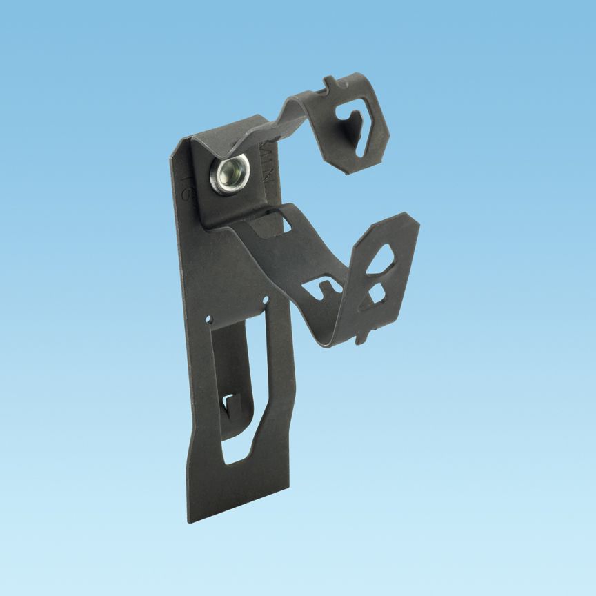 Panduit P6MATS | Metallic T-Bar Clip, 1" Conduit, Side Mount, Pack of 100