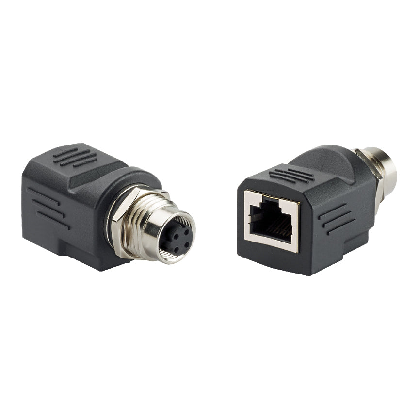 Panduit ICAM12DRJS | M12 D-Code to RJ45 Panel Mount Adapter | UPC - 07498384135