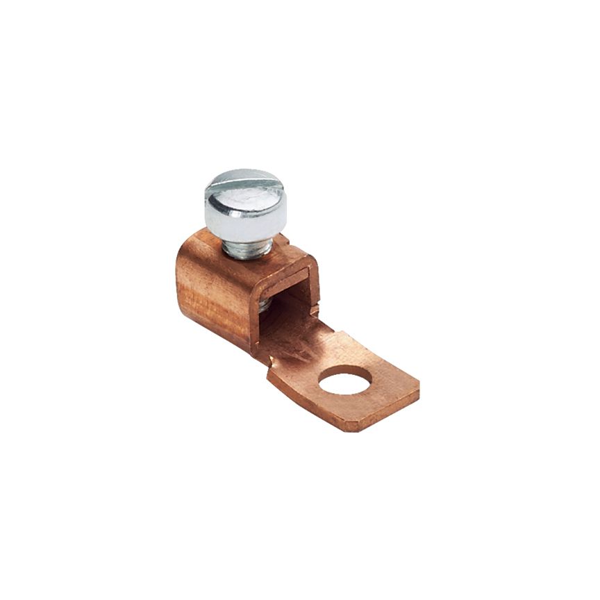 Panduit CXS35-36-C | Pan-Lug Mech Con-Lugs, Copper, Strt, One 3/16" Stud, PK100