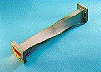 Commscope D112CCSG | 90° Rigid Twist for WR112, 7.05–10.0 GHz, with interface types CPR112G and CPR112G, 10 in, gray