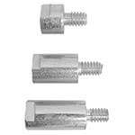 ABH Manufacturing 20400 | Armature Extension, 4 in. Length, Zinc-Plated, for Use with Magnetic Release