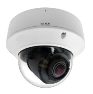 ACTi Z818 | 8MP Deep Learning AI 5x Outdoor Zoom Dome with IR LED 60m, White LED 40m