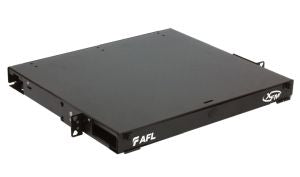 AFL Telecommunications FM002711-BE | Fiber Optic Patch Panel, Black, Steel, Rack, Rack, 1U