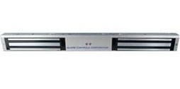 Alarm Controls 600DLB | Alarm Control Magnetic Lock, Double, 12/24 Volt Dc, 200/400 Milliampere, 600 Lb Load, Clear Anodized, Includes Status Led, Bond/Door Status Sensor