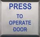 Alarm Controls JP3-5 | Pneumatic Time Delay Press to Operate Door Jumbo Push Plate