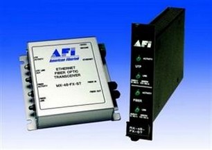American Fibertek MX-46-FX-SC 10/100 Ethernet Module TCVR 2 Fiber SC Connector MM