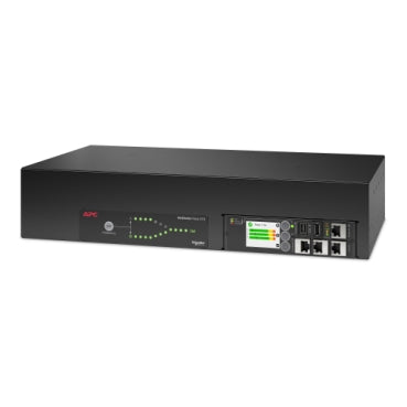 APC AP4424A | Netshelter Rack Automatic Transfer Switch, 2U, 32A, 230V, 2 IEC 309 IN, 16 C13, 2 C19 Out, 50/60 Hz