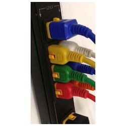 APC Schneider Electric AP8702S-NAX744 | 2Ft C13/C14 Orangs Server Locking Power Patch Cord