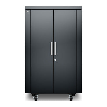 APC AR4024X431 | NetShelter CX, 24U, Soundproof Server Rack Enclosure, 100V to 120V, Dark Grey, 1275H x 750W x 1130D mm