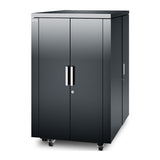 APC AR4024X431 | NetShelter CX, 24U, Soundproof Server Rack Enclosure, 100V to 120V, Dark Grey, 1275H x 750W x 1130D mm