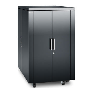 APC AR4024X431 | NetShelter CX, 24U, Soundproof Server Rack Enclosure, 100V to 120V, Dark Grey, 1275H x 750W x 1130D mm