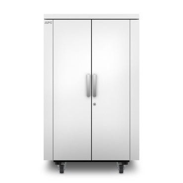 APC AR4024X432 | NetShelter CX, 24U, Soundproof Server Rack Enclosure, 100V to 120V, White, 1275H x 750W x 1130D mm