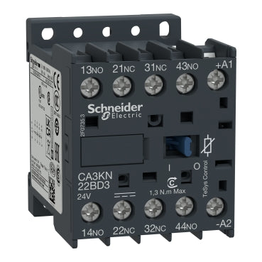 APC CA3KN22GD | Control Relay, Tesys K, 2 No+ 2 Nc, T Or EQ to 690v, 125vdc Standard Coil