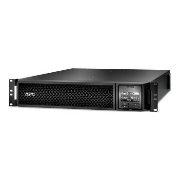 APC SRT3000RMXLT-NC | Smart-UPS On-Line, 3kVA, Rackmount 2U, 208V, 2x L6-20R+1x L6-30R NEMA outlets, Network Card, Extended runtime, W/ rail kit