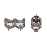 Leviton Manufacturing Co AXSJK-BGM | Wire Manager for ATLAS-X1 Shielded Jacks, Gray, 10-pack