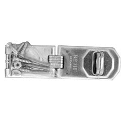Abus Security Locks 110/155C 01191 | Hinge Pin Hasp, Concealed, Single Link, 6-1/4" Length