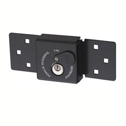 Abus Security Locks 141/200CKD WHT 26/70 01486 | Integral Hasp White with 26/70 Diskus Padlock