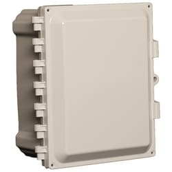 Acceltex Solutions ATS-1084P-S-K-NC | 10 Inch x 8 Inch x 4 Inch Nonconfigured Polycarbonate Enclosure with Solid Door and Key Lock