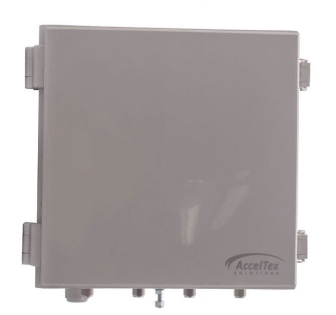 Acceltex Solutions ATS-12126-S-L-4N-CG-POE-H | 12" x 12" x 6" Heated PoE Enclosure